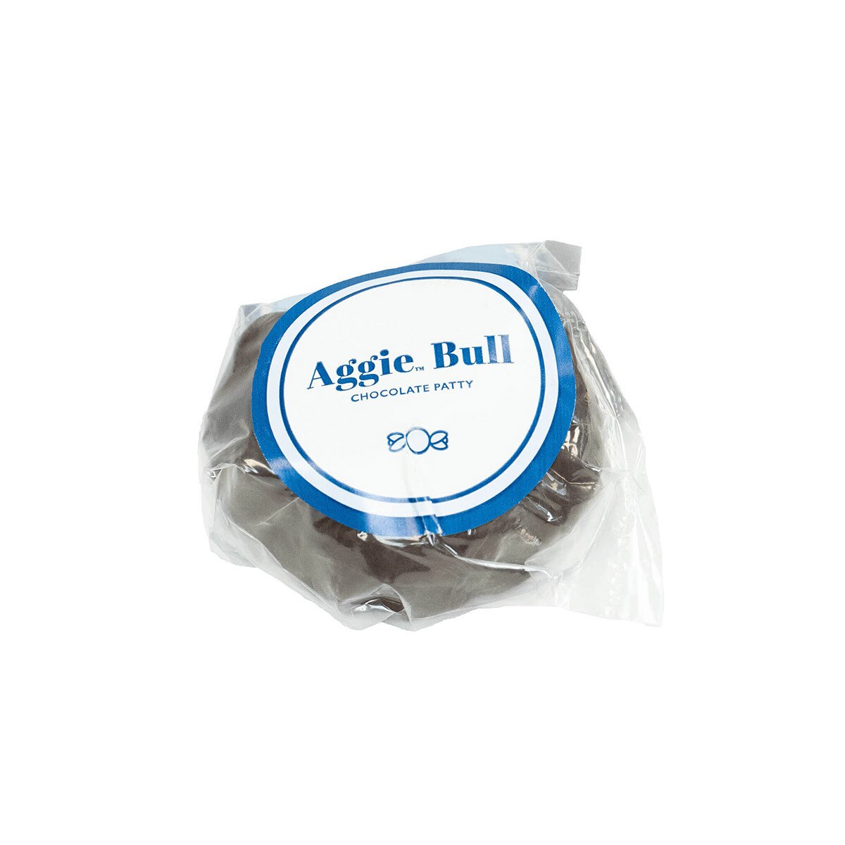 dark chocolate aggie bull patty